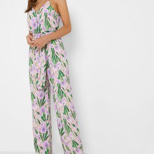 Mango Floral long jumpsuit NWT